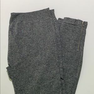 Seamless dark grey peppered leggings